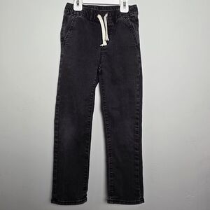Old Navy Boys Black Denim Jeans • Size 6–7